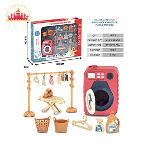 Housework Pretend Play Mini Plastic Washing Machine Toys Set For Kids SL10D1210